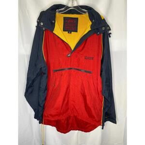 Structure Sport VTG 1/4 zip lined hooded light ski jacket / men's M / nice / s60